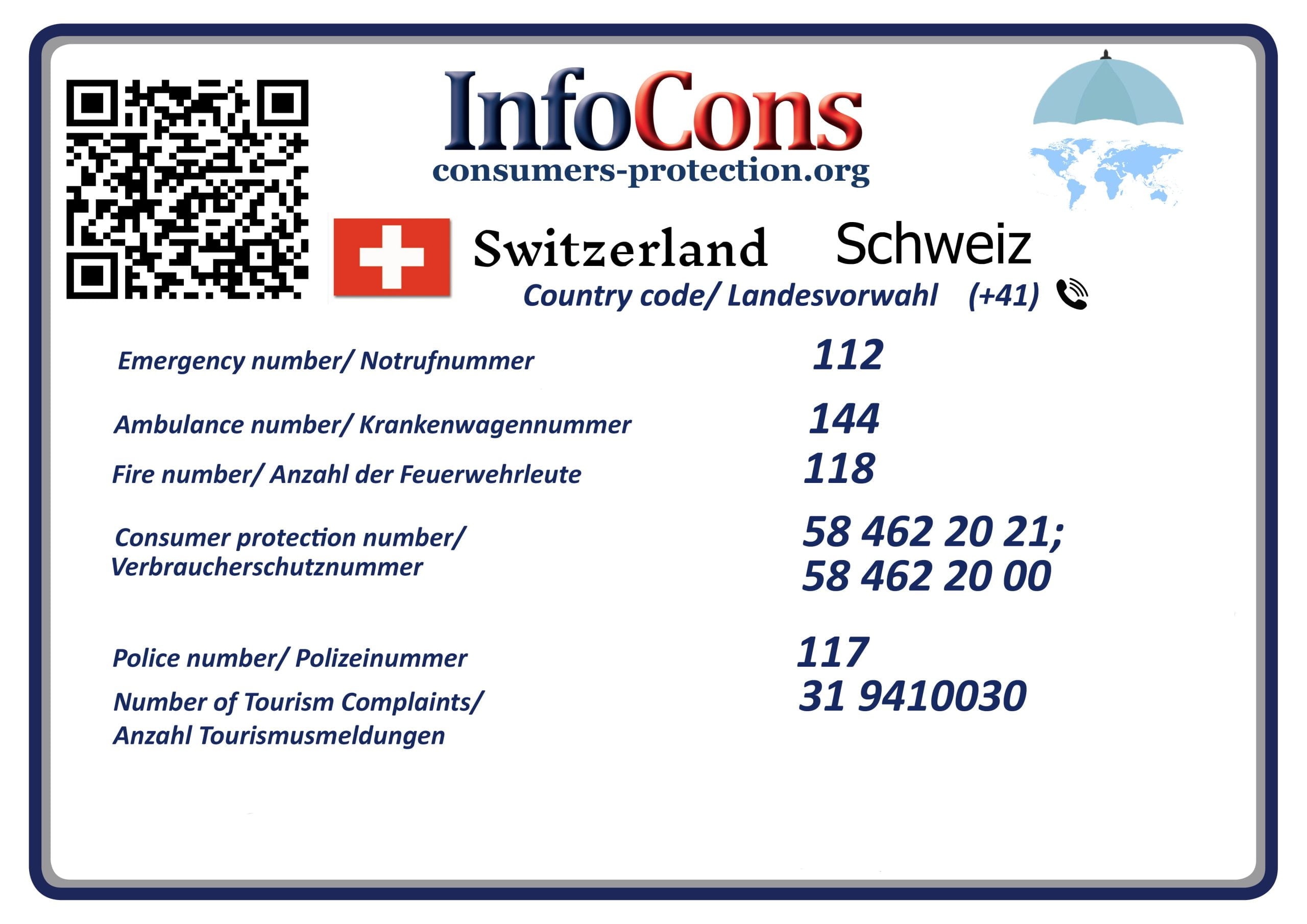 Konsumentenschutz Schweiz Consumers Protection Switzerland