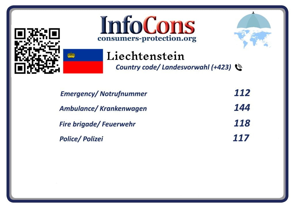 Konsumentenschutz Liechtenstein Consumers Protection Liechtenstein