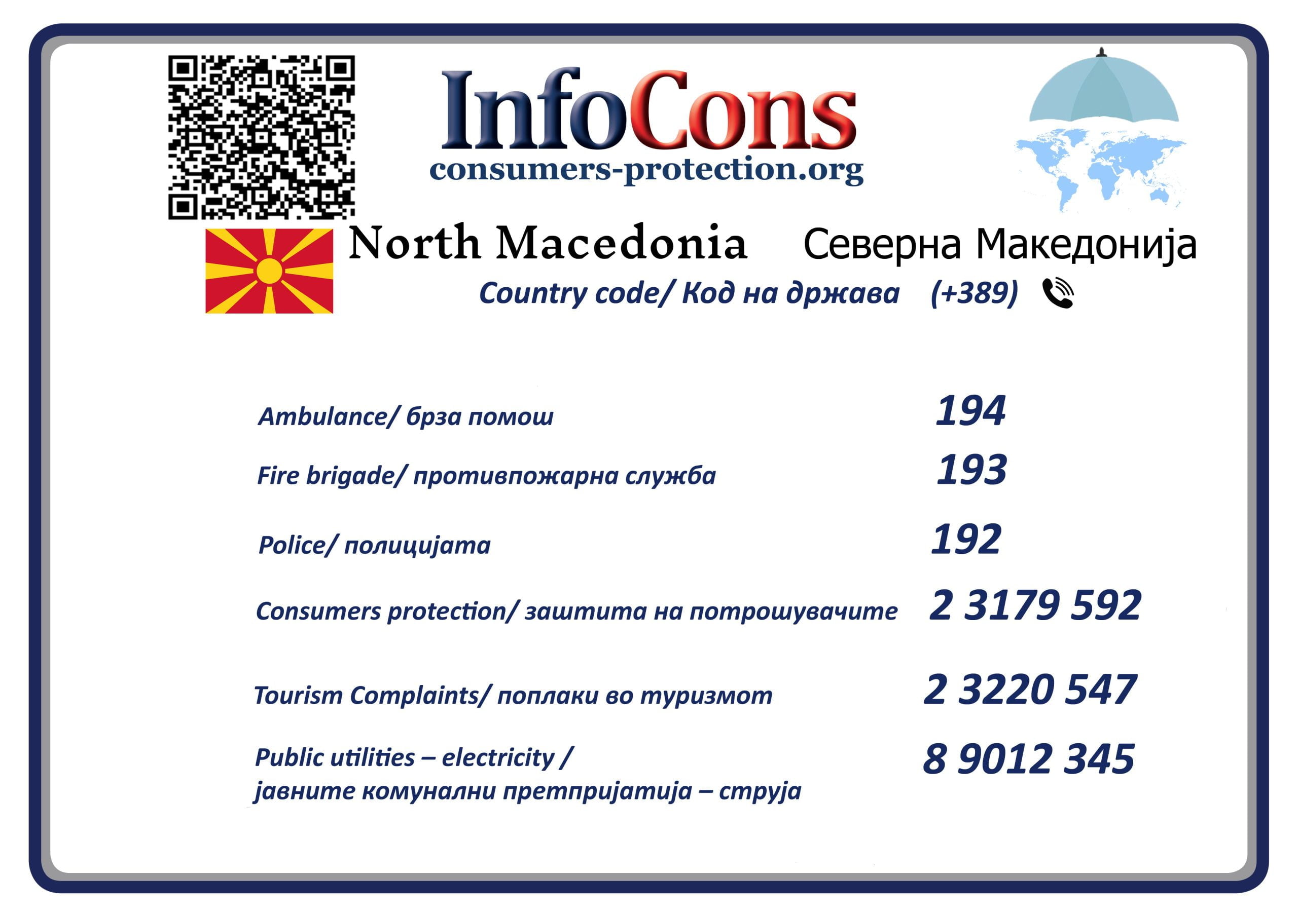 Заштита на потрошувачите Северна Македонија Consumers Protection North Macedonia