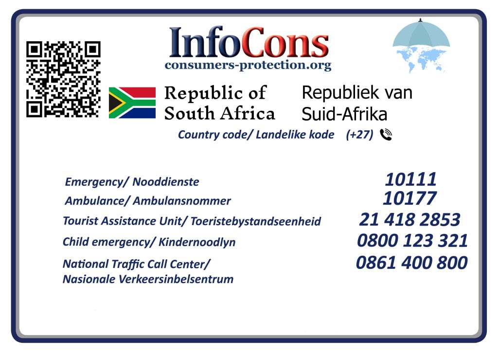 Verbruikersbeskerming Republiek van Suid-Afrika - Consumers Protection South Africa